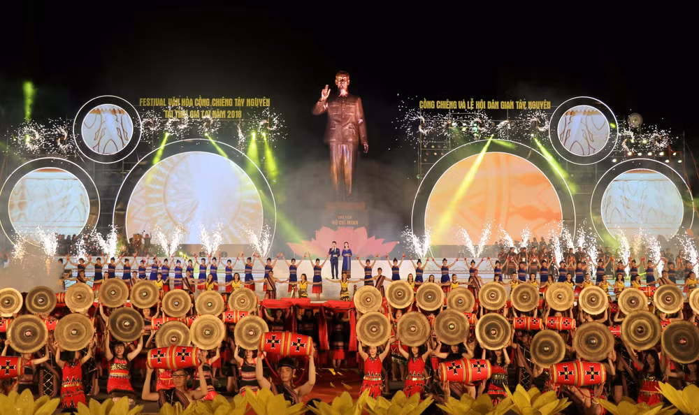 2018年西原锣铮文化节闭幕 ảnh 2