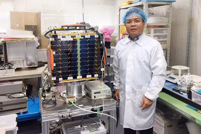 越南自主研制的 “微龙”号卫星于明年1月在日本发射 ảnh 2 越南自主研制的 “微龙”号卫星于明年1月在日本发射 ảnh 2