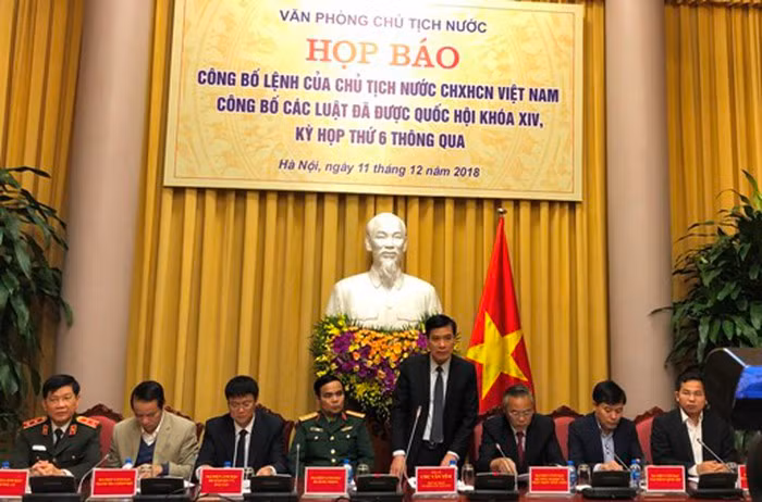 越南国家主席签署关于颁布九部法律的主席令正式公布 ảnh 1 越南国家主席签署关于颁布九部法律的主席令正式公布 ảnh 1