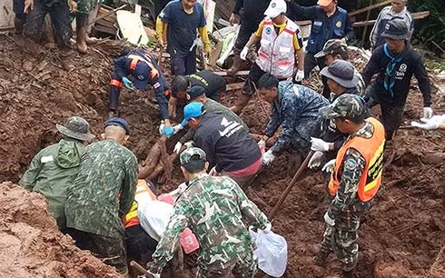 缅甸遭严重洪灾 泰国泥石流造成8人死亡 ảnh 3 缅甸遭严重洪灾 泰国泥石流造成8人死亡 ảnh 3