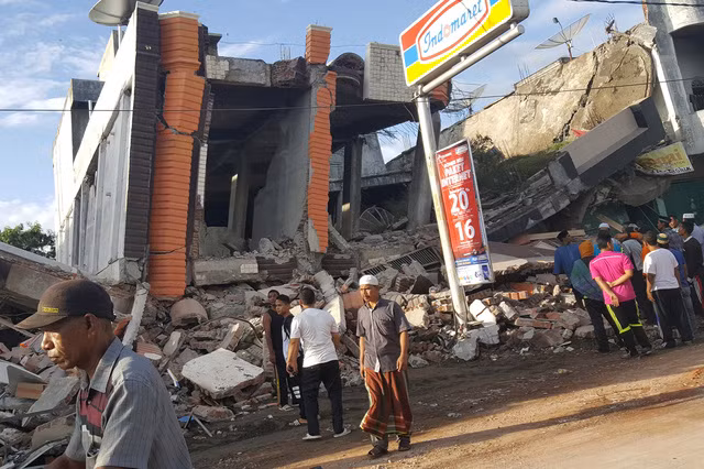 印度尼西亚地震:至少50人伤亡 ảnh 2 印度尼西亚地震:至少50人伤亡 ảnh 2