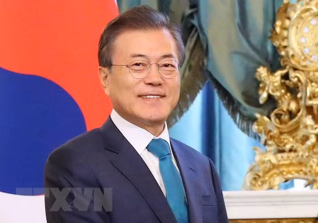 韩国总统对新加坡进行访问 ảnh 1