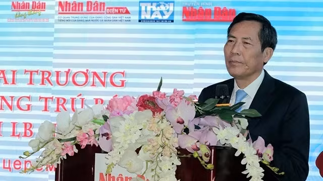 《人民报》社常驻俄罗斯机构揭牌仪式 ảnh 1 《人民报》社常驻俄罗斯机构揭牌仪式 ảnh 1