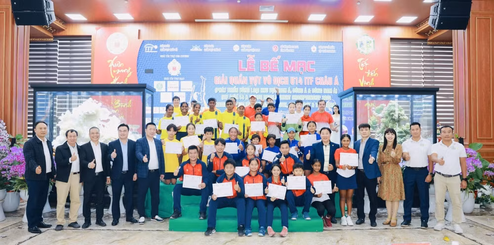 越南正式获得参加亚洲U14 网球锦标赛决赛入场券 ảnh 1