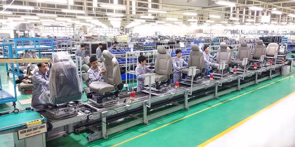Autocom公司将对韩国出口10.7万个汽车座椅套 ảnh 1