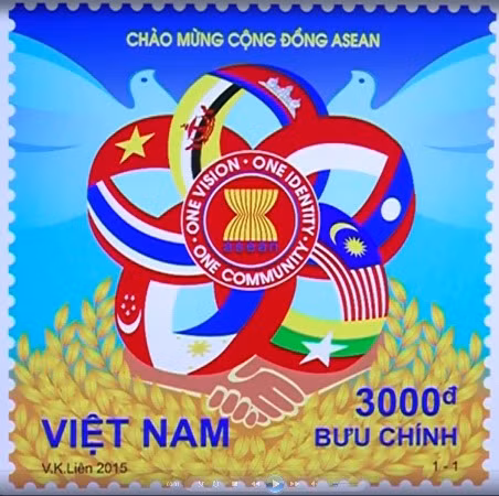 越南邮票设计师武金莲的邮票在东盟各国一律发行 ảnh 1