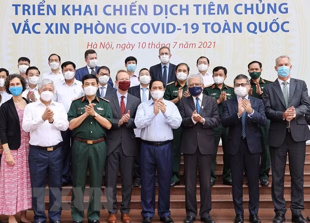 越南政府总理范明政:许多人希望优先为疫情重灾区进行新冠疫苗接种 ảnh 2 越南政府总理范明政:许多人希望优先为疫情重灾区进行新冠疫苗接种 ảnh 2