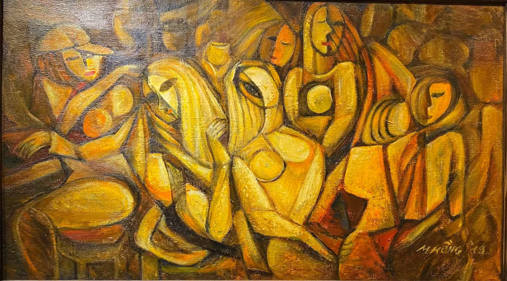 “画感”绘画展为观众传递乐观精神与正能量 ảnh 2 “画感”绘画展为观众传递乐观精神与正能量 ảnh 2