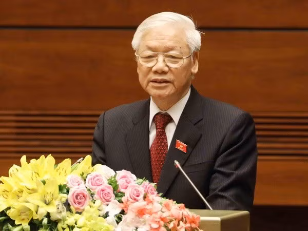 越共中央总书记阮富仲发出号召 呼吁全民齐心协力共抗疫情 ảnh 1 越共中央总书记阮富仲发出号召 呼吁全民齐心协力共抗疫情 ảnh 1