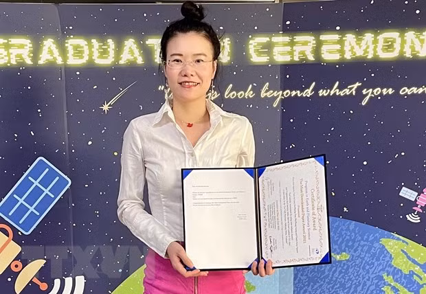 越南女博士荣获有关盐渍化国际奖 ảnh 2