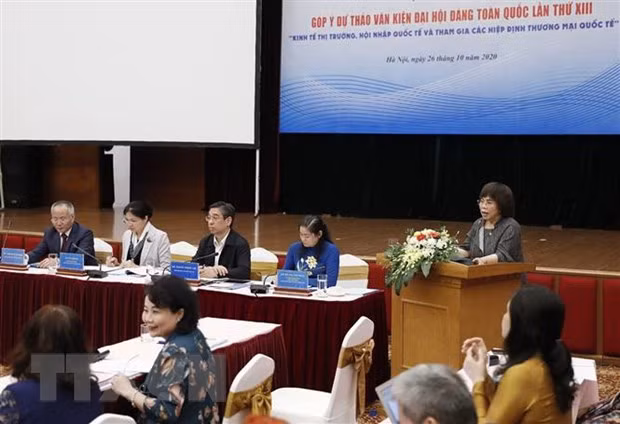 越共十三大文件草案意见征求:增强对妇女经济赋权 ảnh 1 越共十三大文件草案意见征求:增强对妇女经济赋权 ảnh 1
