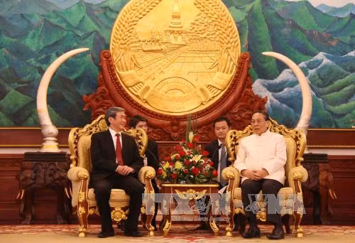 越南高级代表团对老挝进行正式访问 ảnh 2
