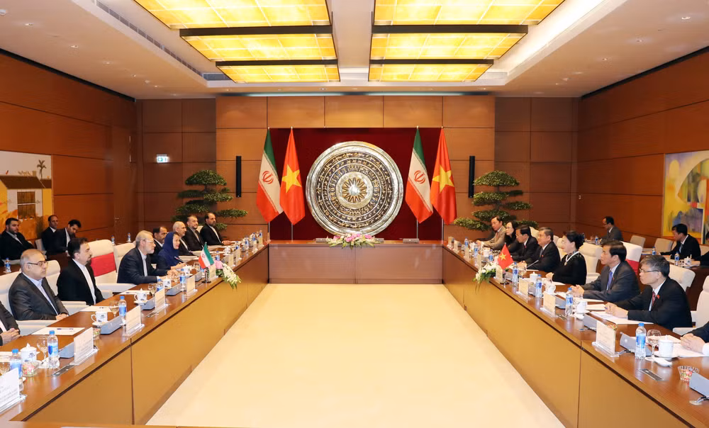 越南国会主席与伊朗伊斯兰议会议长举行会谈 ảnh 2 越南国会主席与伊朗伊斯兰议会议长举行会谈 ảnh 2
