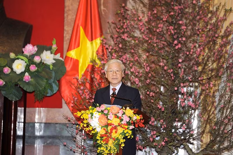 越共中央总书记、国家主席阮富仲发表2019年己亥新春贺词 ảnh 1 越共中央总书记、国家主席阮富仲发表2019年己亥新春贺词 ảnh 1