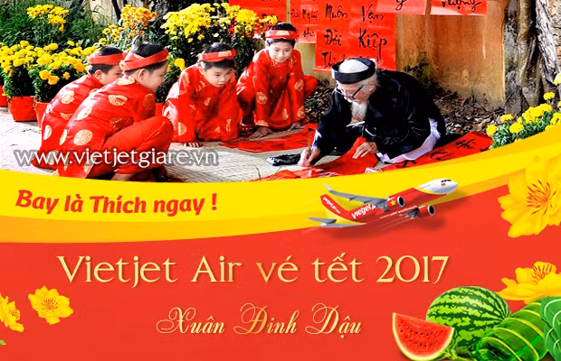 2017年春节越捷航空胡志明市飞往部分省市晚班享有6折起优惠 ảnh 1 2017年春节越捷航空胡志明市飞往部分省市晚班享有6折起优惠 ảnh 1