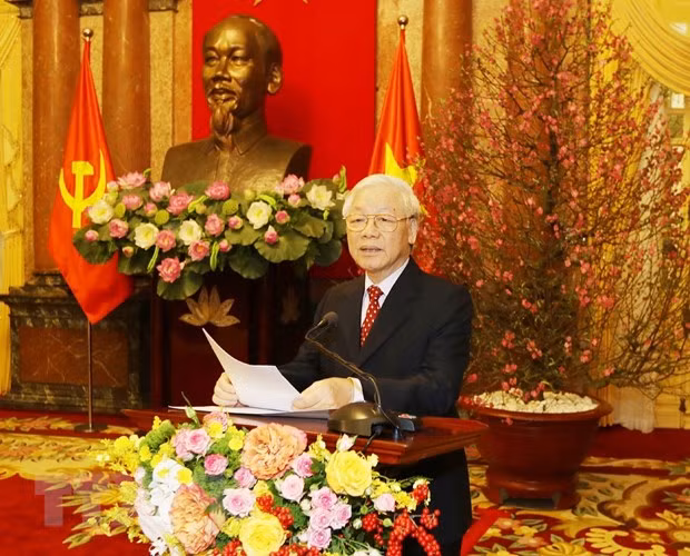 越共中央总书记、国家主席阮富仲：致力于一个繁荣富强的越南的渴望 ảnh 1