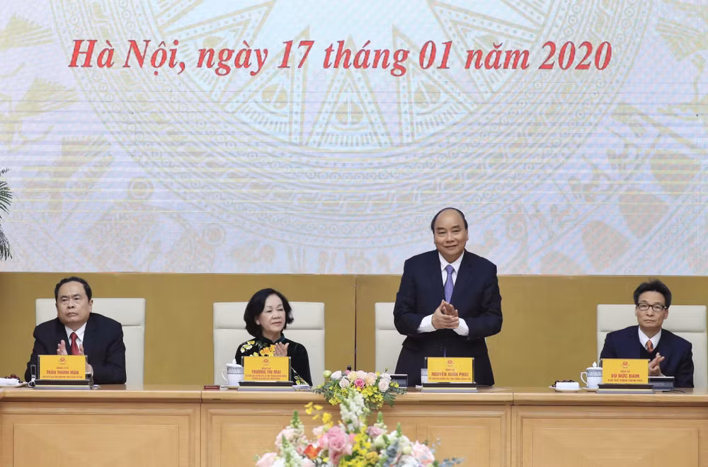 阮春福：党、国家要动员人民而不是靠级别、靠权力与群众说话 ảnh 1