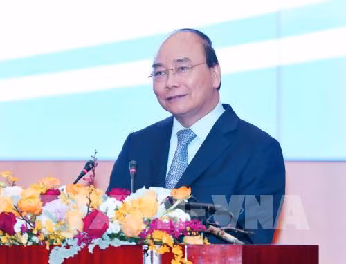 阮春福出席国家财政预算工作总结会议 ảnh 1