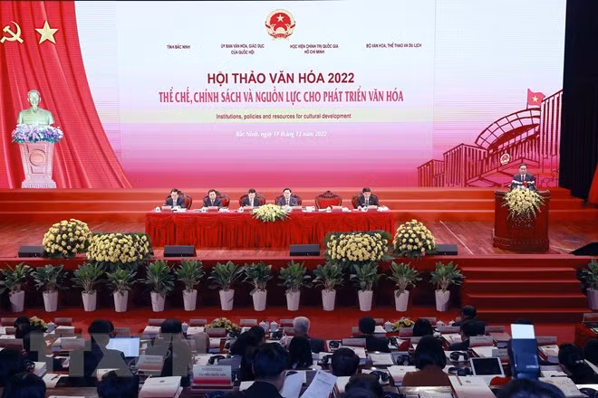 2022年文化工作研讨会隆重开幕:完善体制和政策,激发国家发展渴望 ảnh 1 2022年文化工作研讨会隆重开幕:完善体制和政策,激发国家发展渴望 ảnh 1
