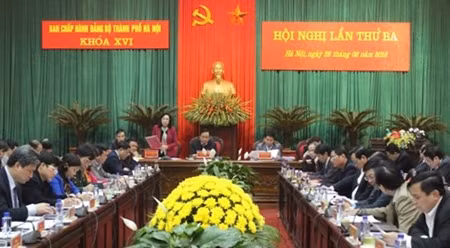 越南河内市对第十四届国会和2016-2021年任期各级人民议会代表换届选举做好准备 ảnh 1