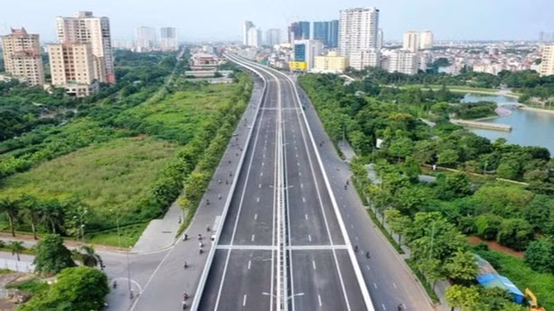 河内市:下定决心在5年内实施首都区四环公路项目 ảnh 1 河内市:下定决心在5年内实施首都区四环公路项目 ảnh 1