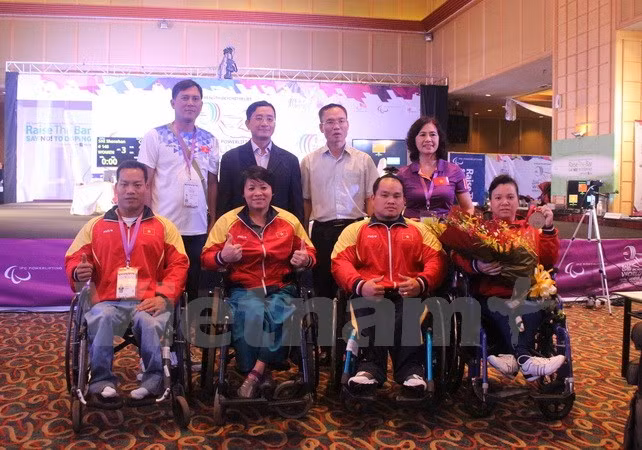 越南运动员在2016年世界残疾人举重锦标赛夺得两枚金牌 ảnh 1 越南运动员在2016年世界残疾人举重锦标赛夺得两枚金牌 ảnh 1