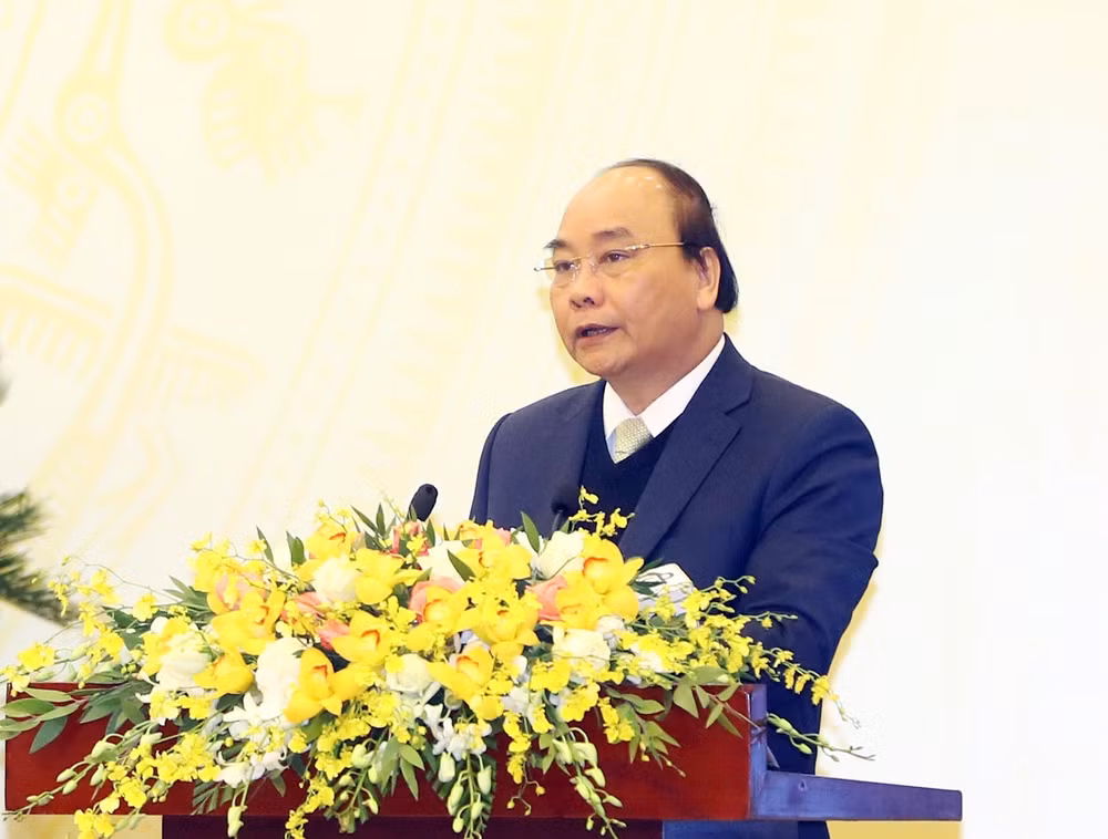 阮富仲总书记出席政府与全国各地政府视频会议 ảnh 2 阮富仲总书记出席政府与全国各地政府视频会议 ảnh 2