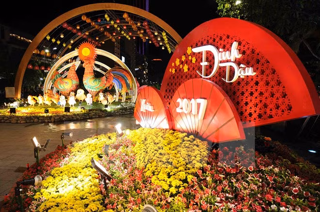 2018戊戌年阮慧花街将于2月13日开街 ảnh 1