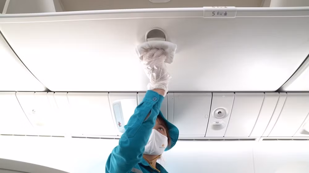 组图：新冠疫情演变复杂 航空公司强化旅客健康保护措施 ảnh 4