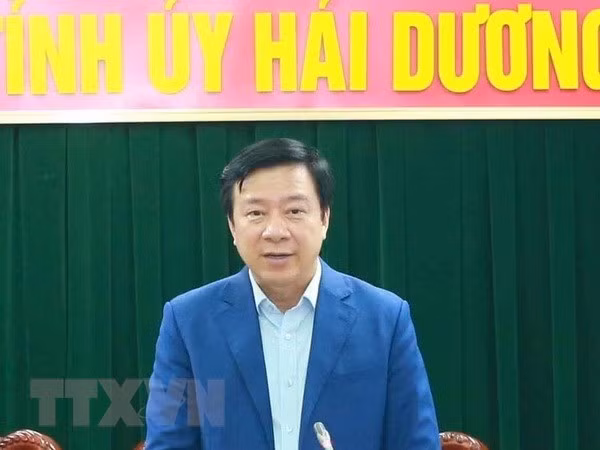 越共中央政治局对2020-2025年任期海阳省委常委给予警告处分 ảnh 1