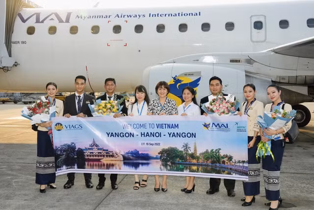 缅甸国际航空公司开通飞往内排机场的航班 ảnh 2