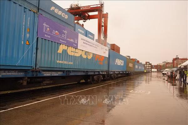 越俄铁海联运线路正式开通 ảnh 1 越俄铁海联运线路正式开通 ảnh 1