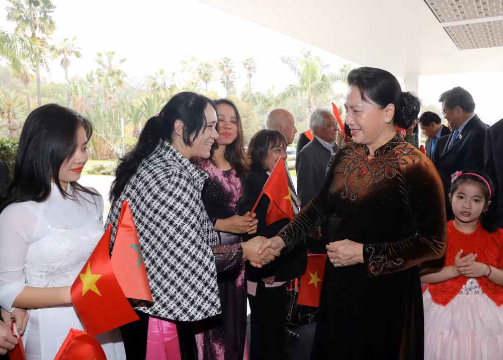 越南国会主席阮氏金银开始对摩洛哥王国进行正式访问 ảnh 2 越南国会主席阮氏金银开始对摩洛哥王国进行正式访问 ảnh 2