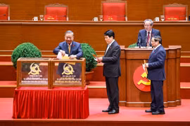 越共第十四次全国代表大会：选举第十四届中央委员会