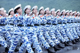 A80 阅兵第四次综合演练：为国庆节阅兵活动做好准备
