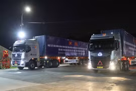 中越友谊关——友谊智慧口岸货运专用车道工程正式竣工