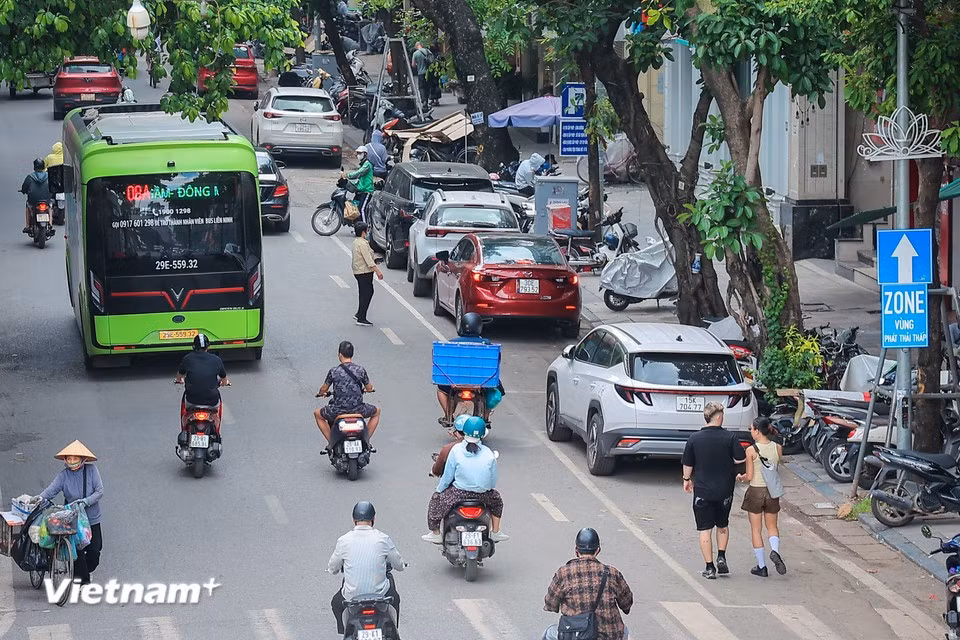 这里是开始对使用化石燃料的车辆实施限制措施的区域。（图自Vietnam+）