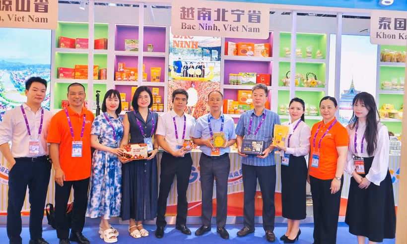 参加2026年中国—东盟博览会的北宁工贸局工作团。图自互联网