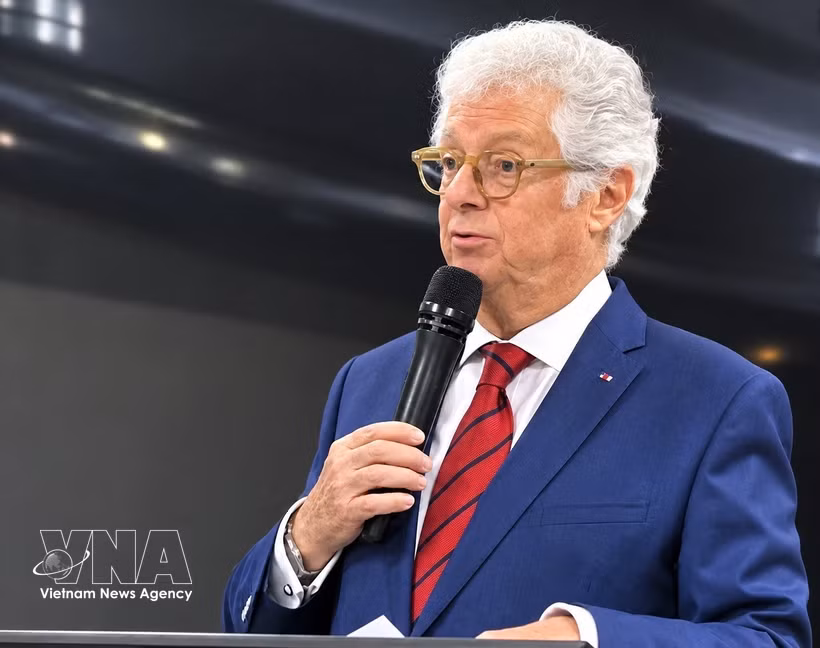 原法国驻越大使安托万·普伊列于特。图自越通社