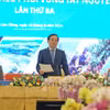 政府副总理陈流光在会议上发言。图自越通社