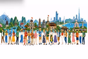 九二国庆节假期游客数量众多且旅游收入超过一万亿越盾的地方