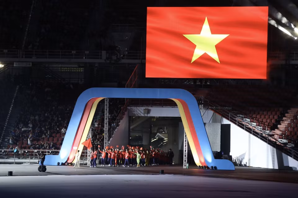第33届东南亚运动会于12月9日晚在泰国曼谷正式开幕，越南体育代表团也开启一段充满雄心的新征程。图自越通社