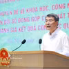 越南政府总理黎明兴在会上发表讲话。图自越通社