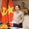 越南政府副总理胡国勇在会上发表讲话。图自越通社
