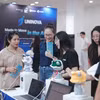 “国际背景下的创业”国际研讨会还设有20个科技产品展位。图自chinhphu.vn