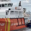 经过在海况恶劣条件下连续64个多小时的救援行动，8月24日11时，SAR 631船将渔船及9名渔民安全拖回岘港，并移交职能部门。图自tienphong.vn