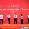 乡级数字化转型应用程序亮相仪式。图自越通社