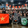GreenAms Robotics Team 24751队在全球最大机器人比赛中获得亚军。图自越通社