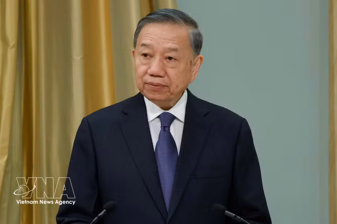越共中央总书记、国家主席苏林 图自越通社